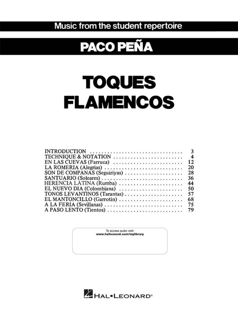 Toques Flamencos: Solo pour Guitare