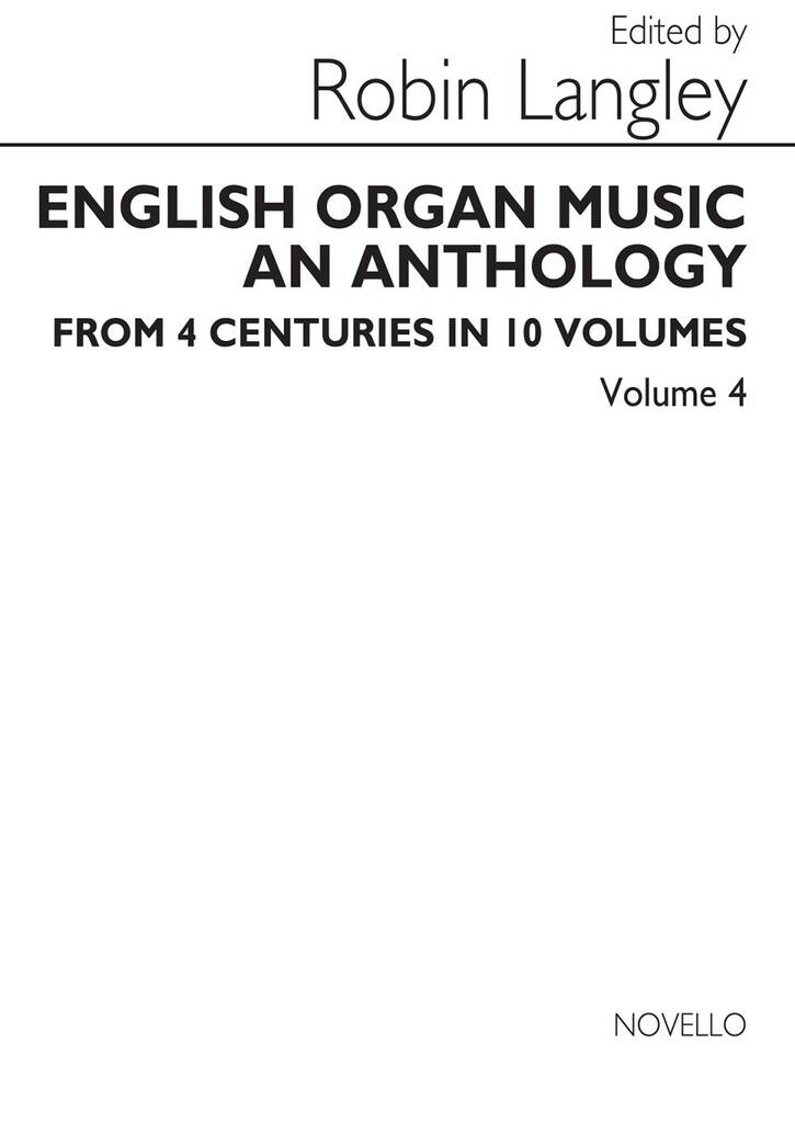 English Organ Music Volume Four: Orgue