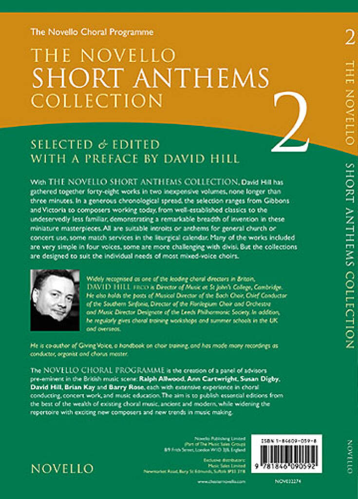 The Novello Short Anthems Collection 2: Chœur Mixte et Piano/Orgue