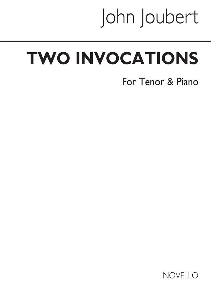 John Joubert: Two Invocations Op.26: Chant et Piano
