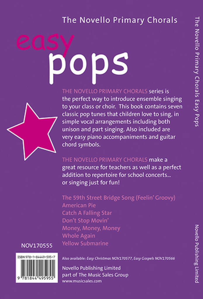 The Novello Primary Chorals: Easy Pops: (Arr. Rick Hein): Piano, Voix & Guitare