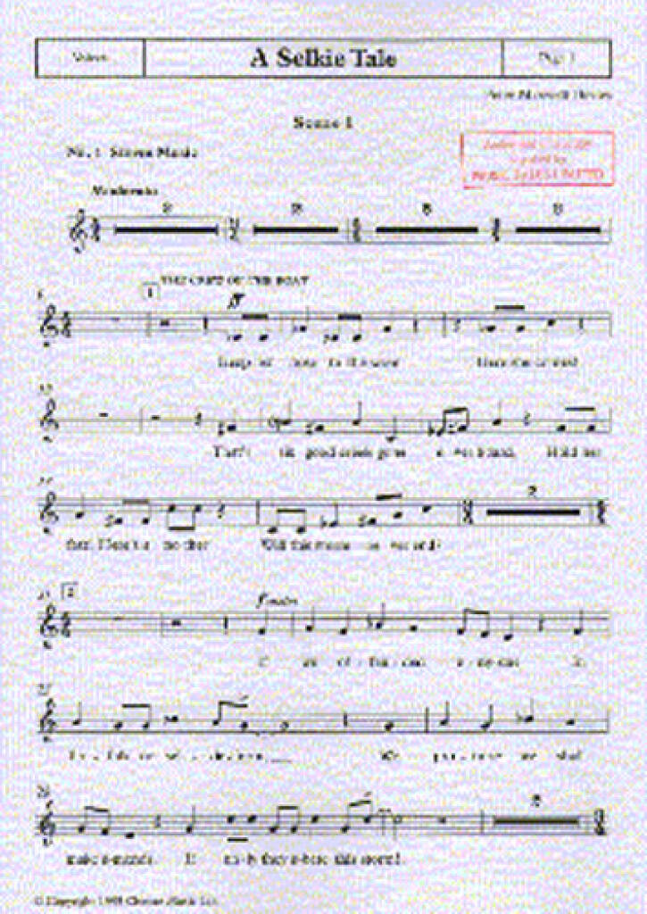Peter Maxwell Davies: A Selkie Tale - Vocal: Chant et Autres Accomp.