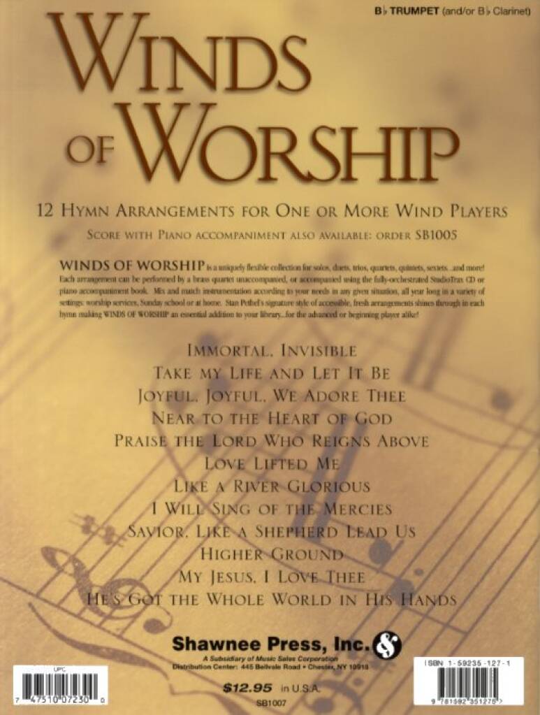 Winds of Worship: (Arr. Stan Pethel): Solo de Trompette