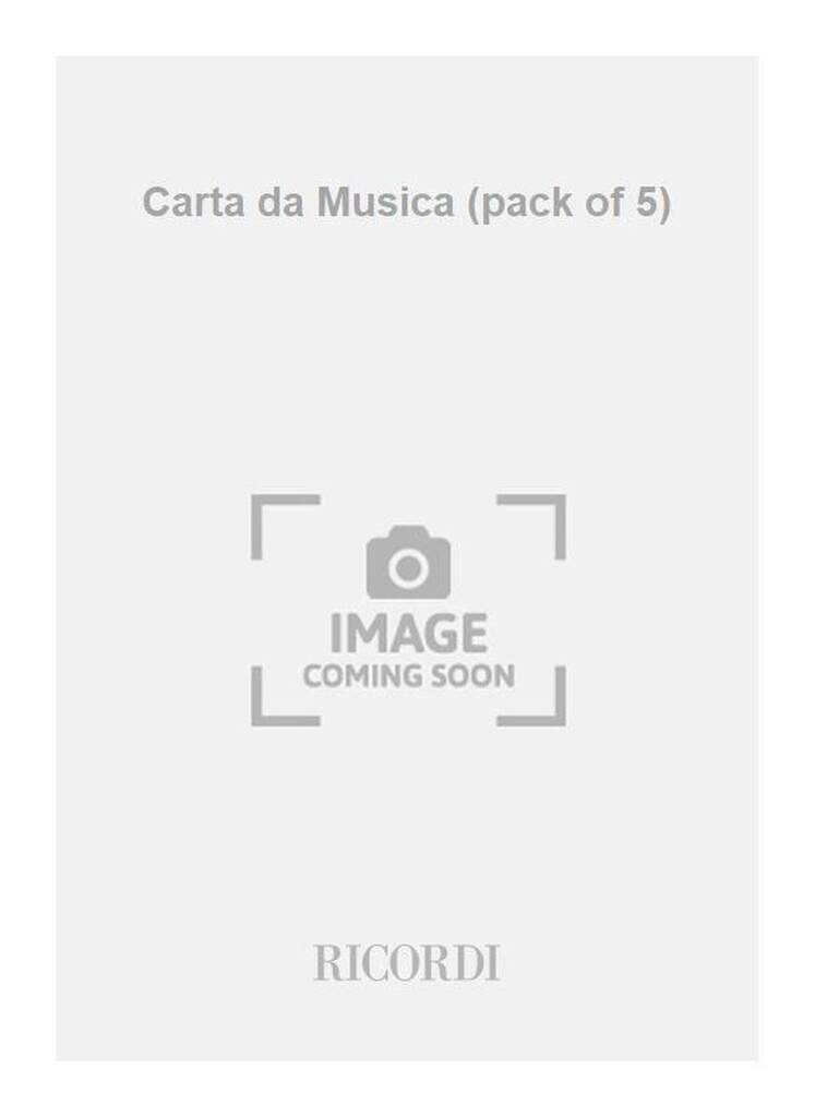 Giacomo Puccini: Carta da Musica (pack of 5): Papier à Musique
