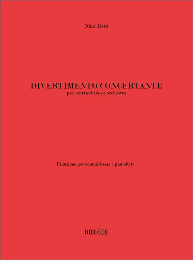 Nino Rota: Divertimento Concertante: Contrebasse et Accomp.