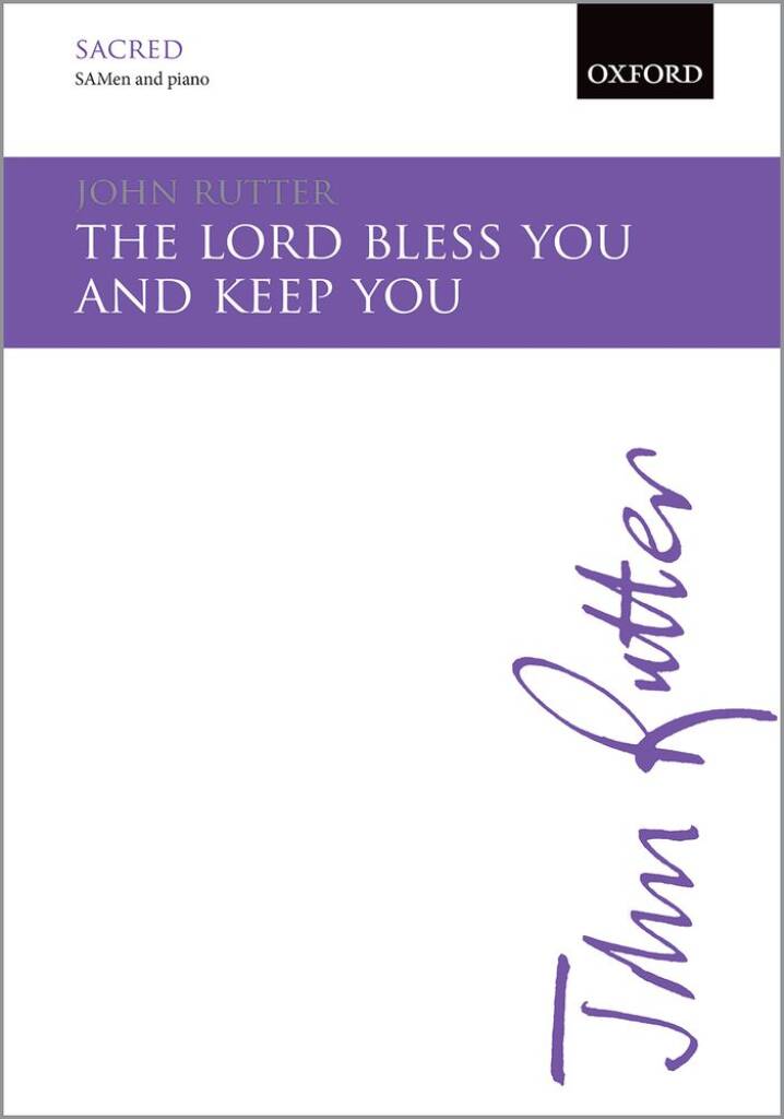 John Rutter: The Lord Bless You And Keep You: Chœur Mixte et Piano/Orgue