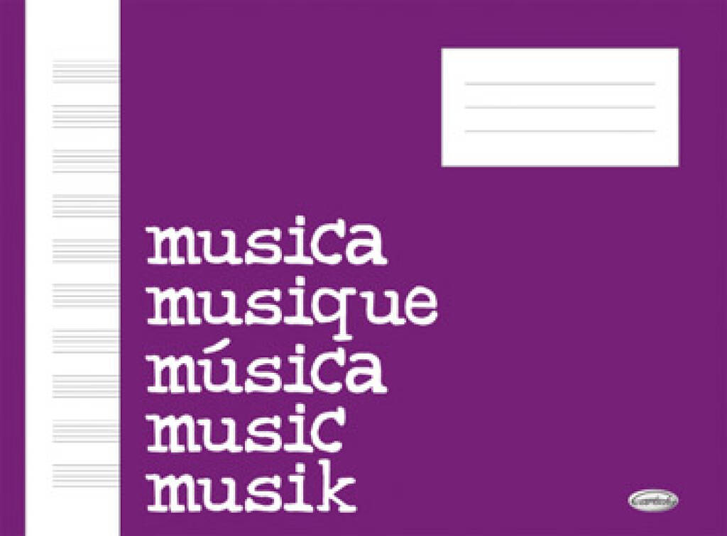 Quaderno Di Musica (Block, Cahier De Musique): Papier à Musique