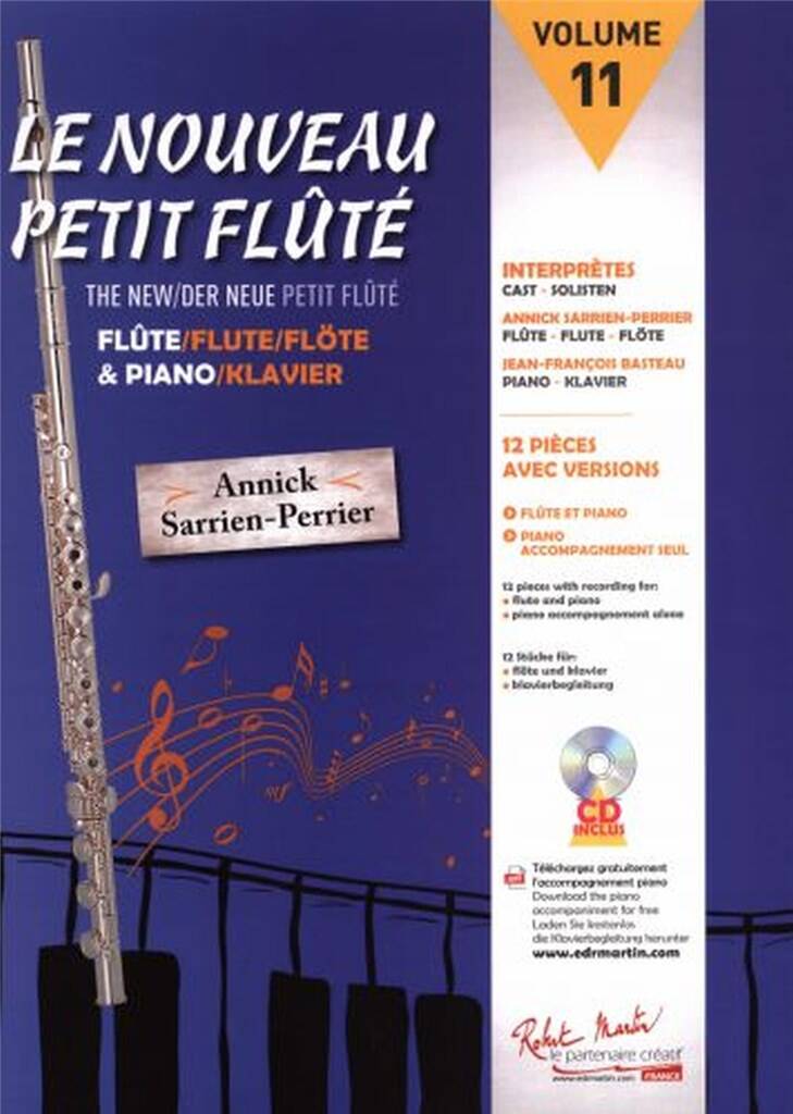 Annick Sarrien Perrier: Le Nouveau Petit Fluté Vol. 11: Solo pour Flûte Traversière