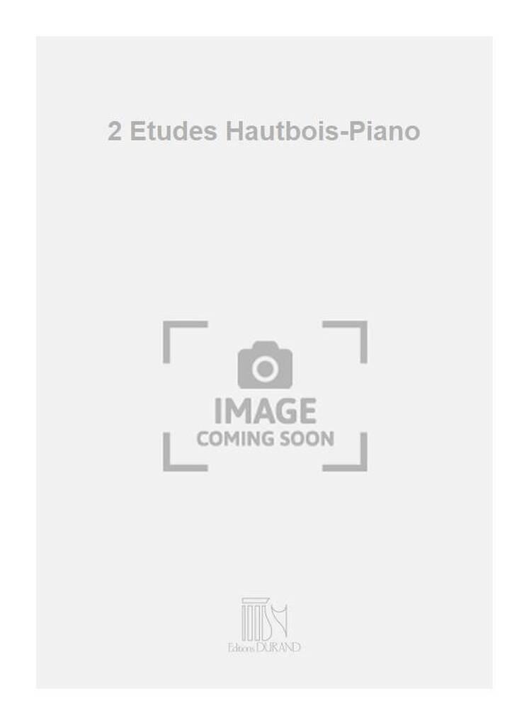 2 Etudes Hautbois-Piano
