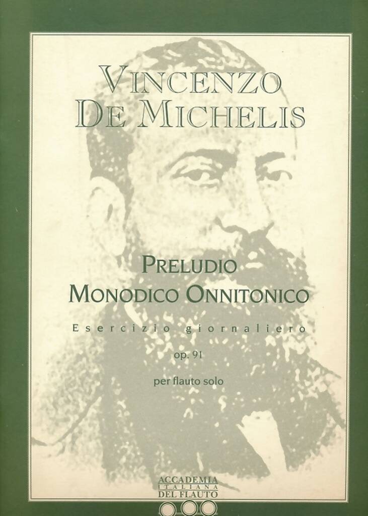 Vincenzo De Michelis: Preludio Monodico Onnitonico: (Arr. Maurizio Bignardelli): Solo pour Flûte Traversière