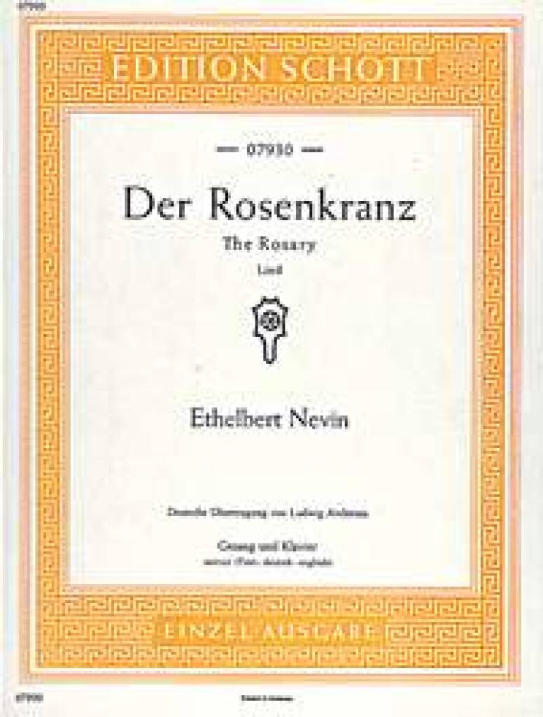 Mark Nevin: Rosenkranz: Chant et Piano