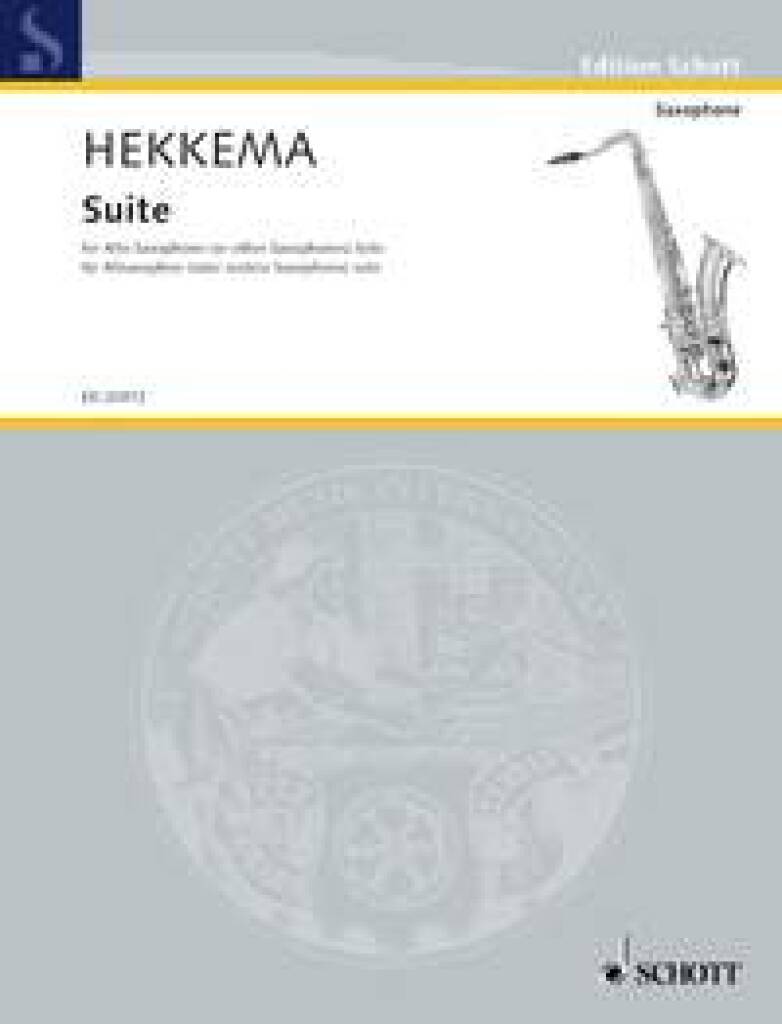 Raaf Hekkema: Suite: Saxophone Alto