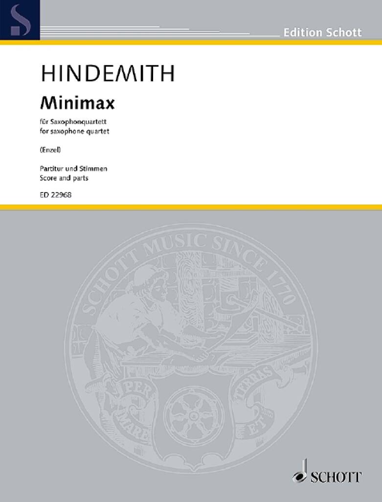 Paul Hindemith: Minimax: Arr. (Christoph Enzel): Saxophones (Ensemble)