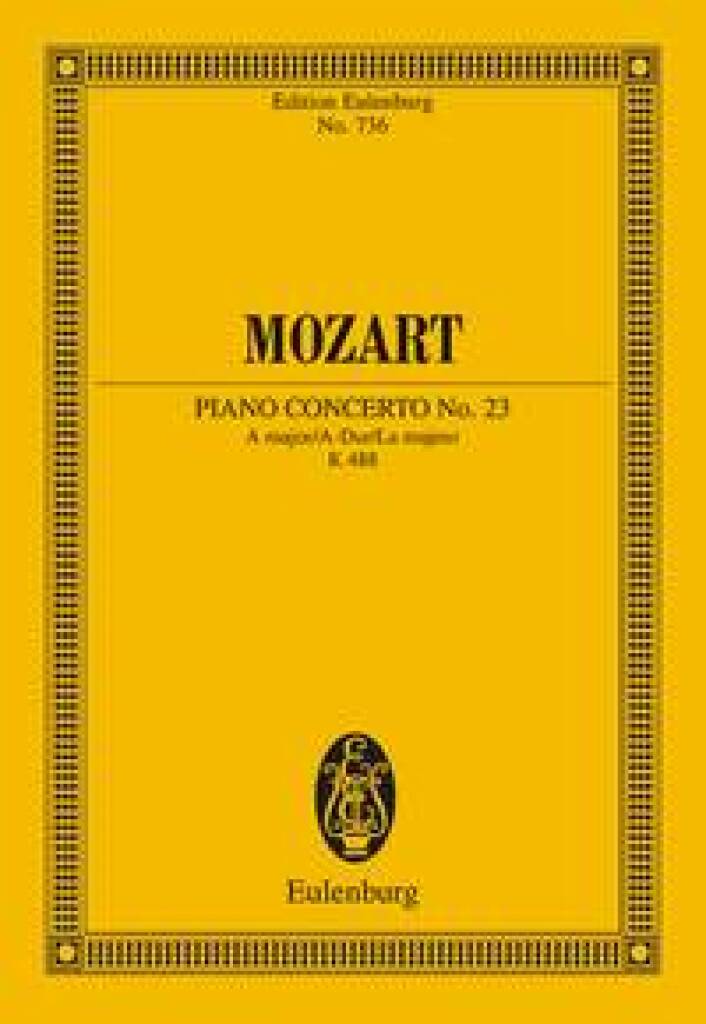 Wolfgang Amadeus Mozart: Piano Concerto No.23 In A Kv.488: Orchestre et Solo