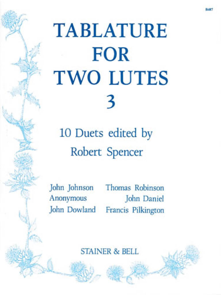 Tablature For Two Lutes: Book 3: Autres Cordes Pincées