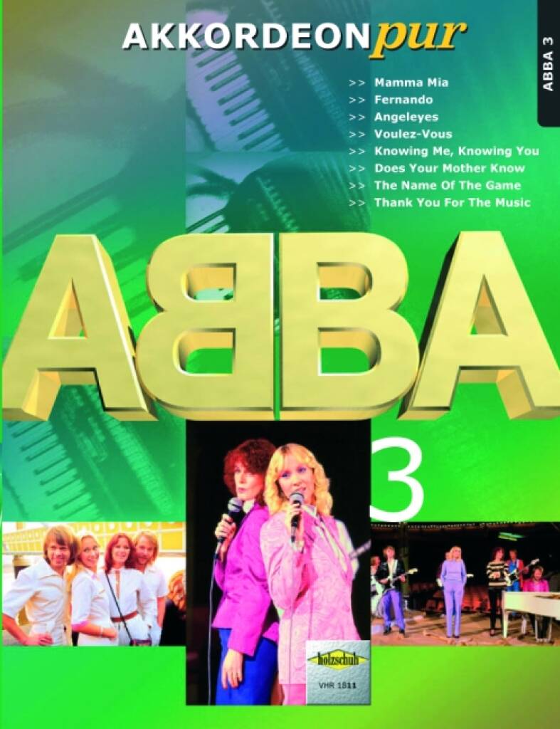 ABBA: Akkordeon Pur Vol.3 ABBA: Solo pour Accordéon