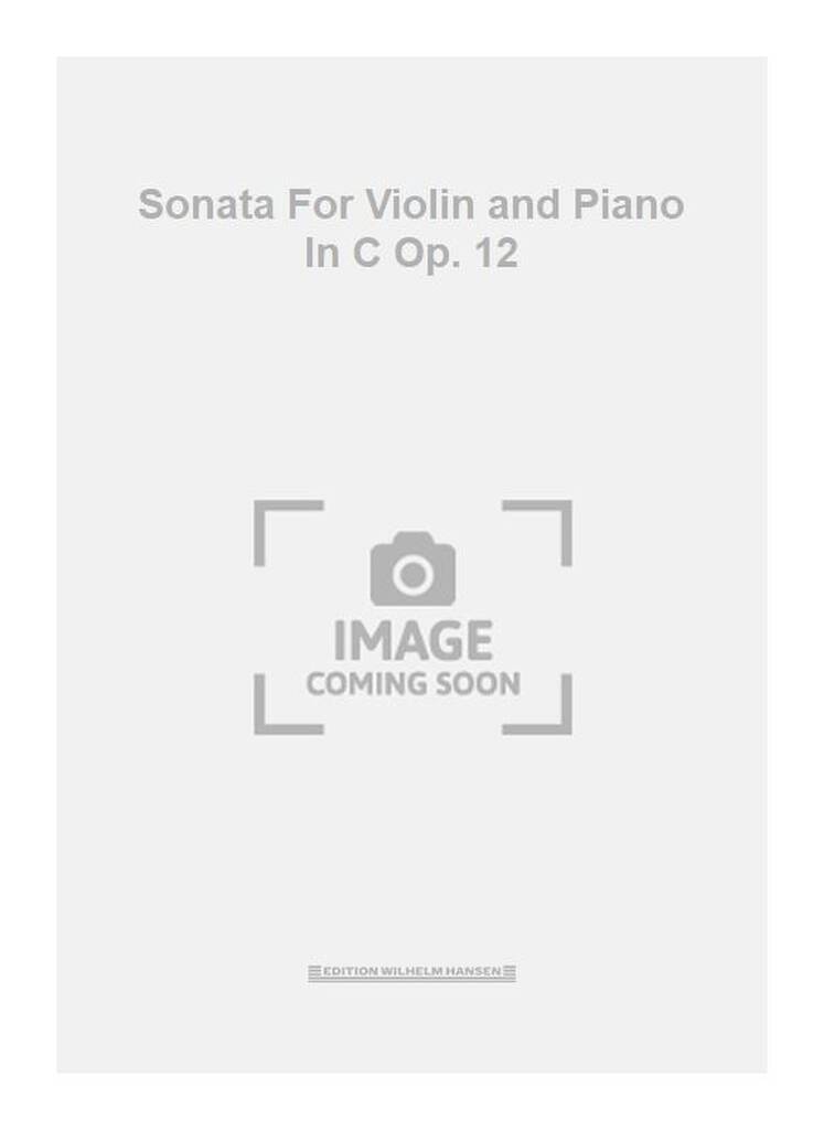 Christian Sinding: Sonata For Violin and Piano In C Op. 12: Violon et Accomp.