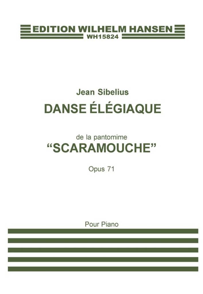 Jean Sibelius: Dance Elegiaque From Scaramouche: Solo de Piano