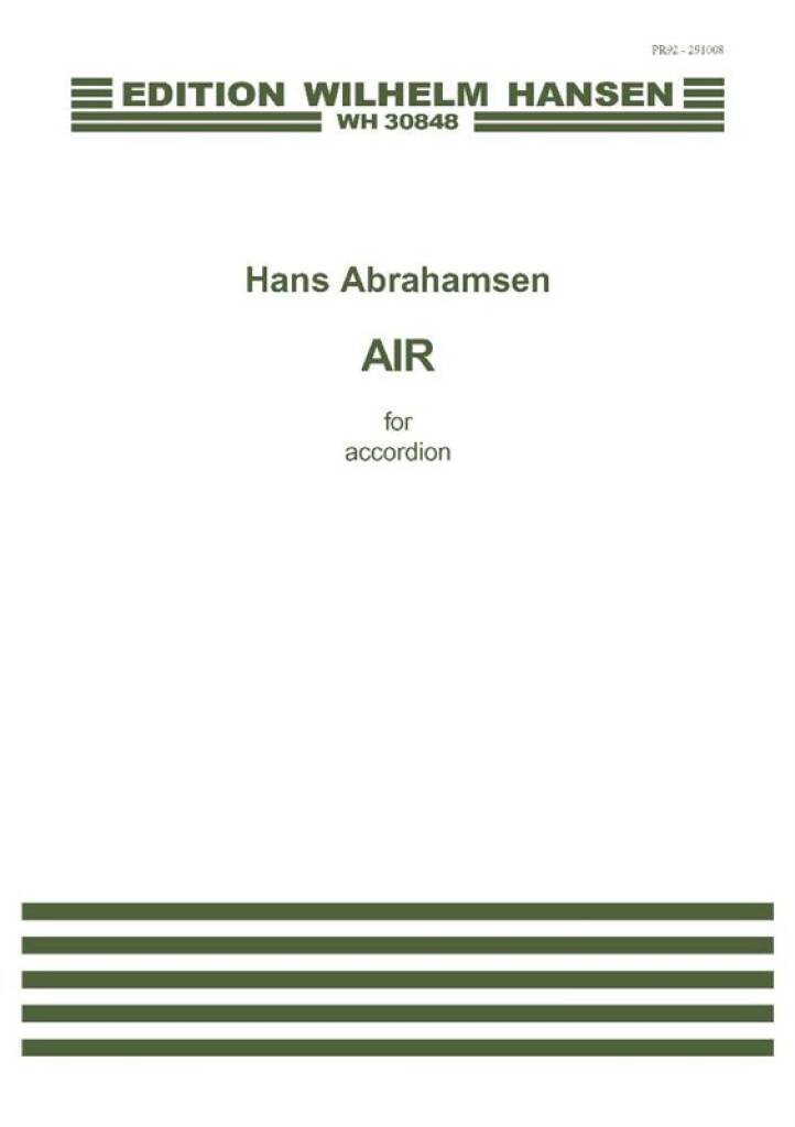 Hans Abrahamsen: Air: Solo pour Accordéon