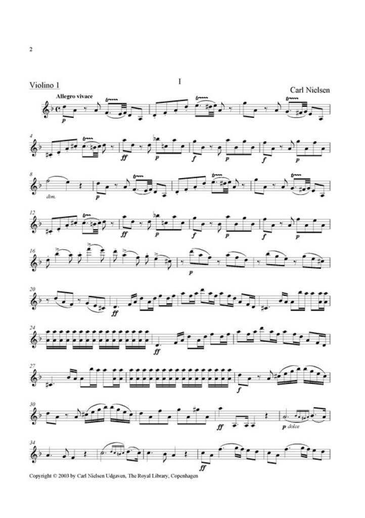 Carl Nielsen: String Quartet D-Minor: Quatuor à Cordes