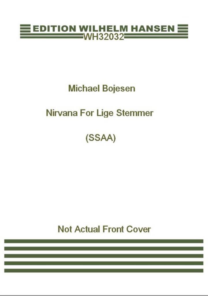 Michael Bojesen: Nirvana: Voix Hautes A Cappella