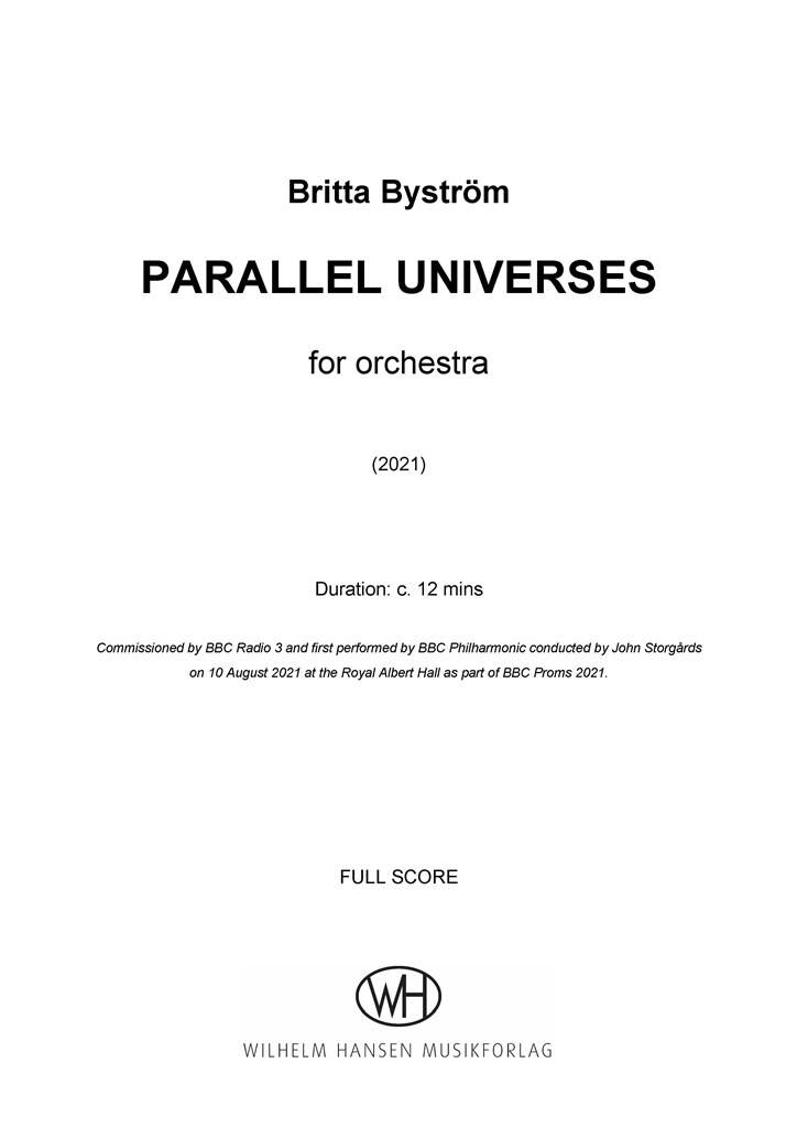 Britta Byström: Parallel Universes: Orchestre Symphonique