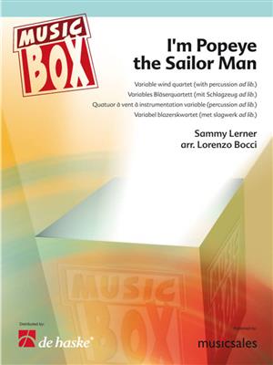 Sammy Lerner: I'm Popeye the Sailor Man: (Arr. Lorenzo Bocci): Ensemble à Instrumentation Variable