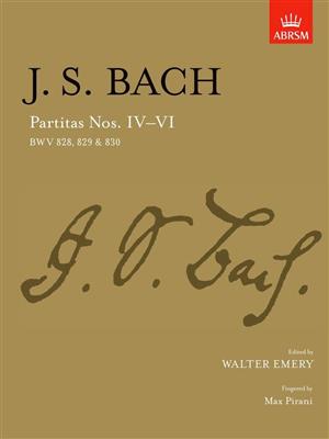 Johann Sebastian Bach: Partitas - Nos. IV-VI: Solo de Piano