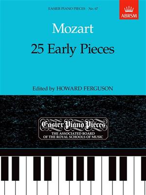 Wolfgang Amadeus Mozart: 25 Early Pieces: Solo de Piano