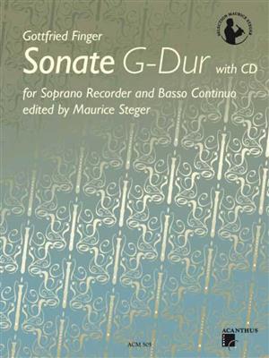 Gottfried Finger: Sonate G-Dur: Flûte à Bec Soprano et Accomp.