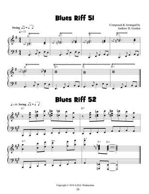 100 Ultimate Blues Riffs Vol. 2: Solo de Piano