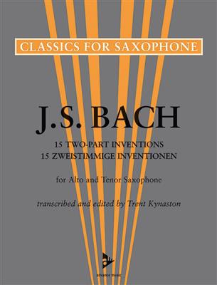 Johann Sebastian Bach: 15 Two-Part Inventions: (Arr. Trent Kynaston): Duo pour Saxophones