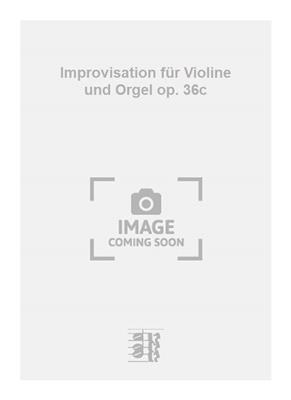 Armin Schibler: Improvisation für Violine und Orgel op. 36c: Violon et Accomp.