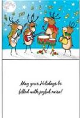 Holiday Card Musical Reindeer