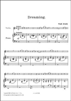 Frank Arnold: Four Melodies #2 - Dreaming Vln Vc Pn: Trio pour Pianos