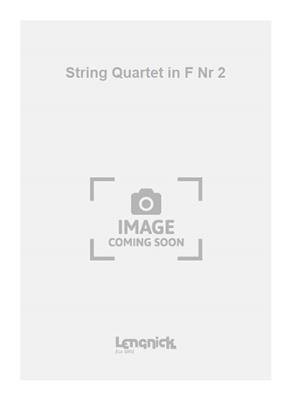 Hambourg: String Quartet in F Nr 2: Quatuor à Cordes