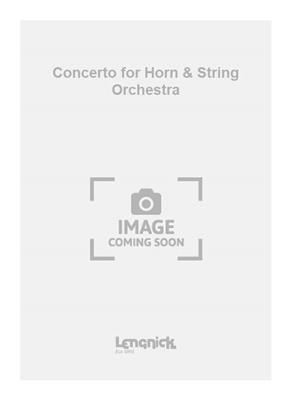 Lewis: Concerto for Horn & String Orchestra: Orchestre à Cordes et Solo