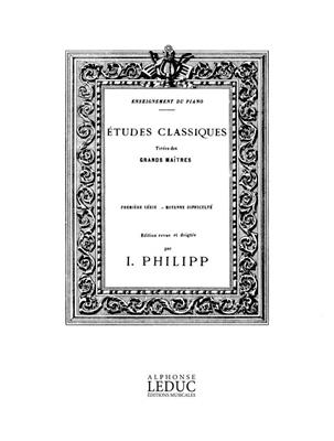 Philipp: Etudes Classiques Tirees Des Grands Maitres: Solo de Piano