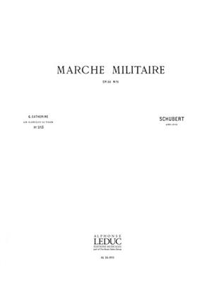 Franz Schubert: Franz Peter Schubert: Marche militaire: Violon et Accomp.