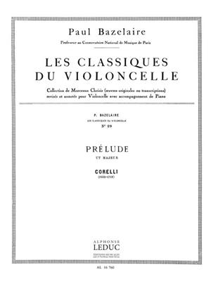 Arcangelo Corelli: Arcangelo Corelli: Prelude in C major: Violoncelle et Accomp.