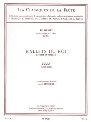 Jean-Baptiste Lully: Lully: Ballets du Roi Gavotte en Rondeau -: Flûte Traversière et Accomp.