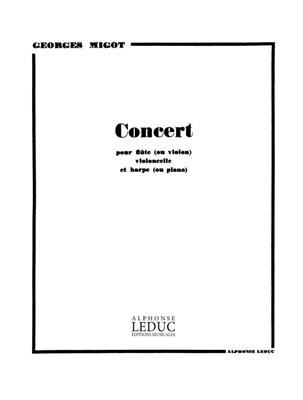 Migot: Concert: Violoncelle et Accomp.