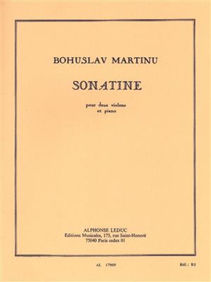 Bohuslav Martinu: Sonatine For Two Violins And Piano H198: Duos pour Violons