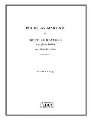 Bohuslav Martinu: Bohuslav Martinu: Suite miniature H192, No.7: Violoncelle et Accomp.
