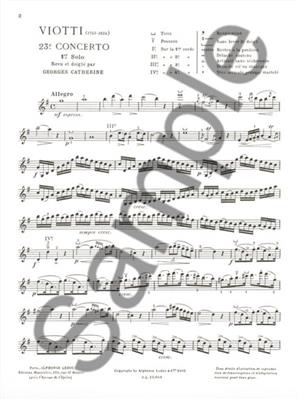 Giovanni Battista Viotti: Premiers Solos Concertos Classiques: Violon et Accomp.