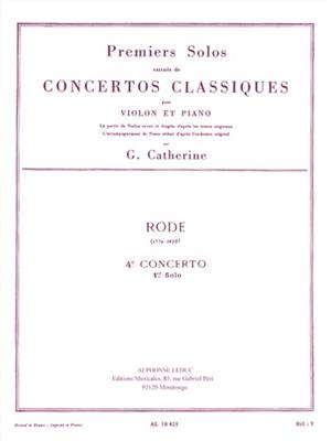 Pierre Rode: Premiers Solos Concertos Classiques: Violon et Accomp.