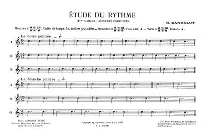 Georges Dandelot: Étude Du Rythme - Vol.2: Autres Variations