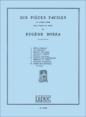 Eugène Bozza: Dix Pièces Faciles No.6 - Gavotte Des Demoiselles: Solo pour Violons