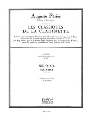 Ludwig van Beethoven: Mélodie: Clarinette et Accomp.