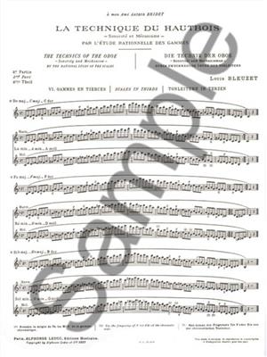 Louis Bleuzet: The Technique Of The Oboe